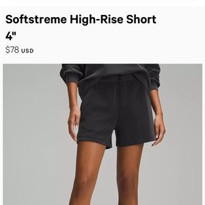 Lululemon shorts size 4